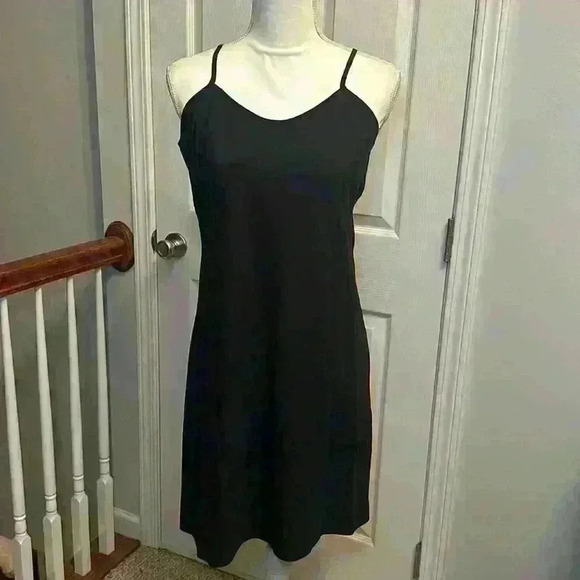 Nanette Lepore Navy Blue Tie Front Pintuck Flutter Sleeve with Slip Women Size 4 - Picture 7 of 11